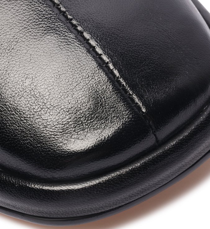 Bota Montaria Salto Bloco Couro Preta Bota Montaria Salto Bloco Couro Preta