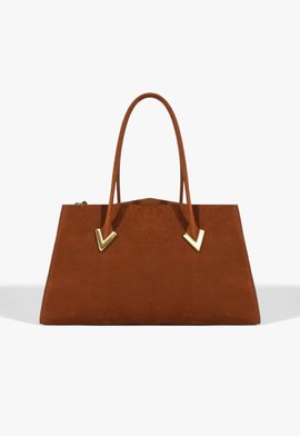 Bolsa Tote Grande Adele Couro Marrom