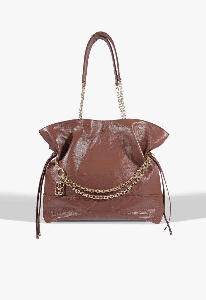 Bolsa Shopping Média Sammy Couro Rosa