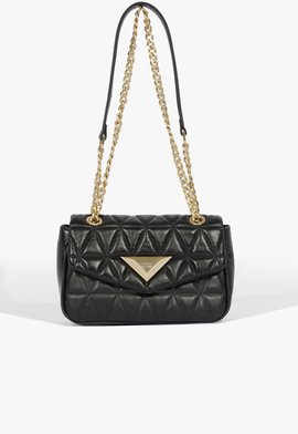 Bolsa Tiracolo Média 944 Couro Preta