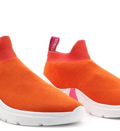 Tênis Knit Bold Orange