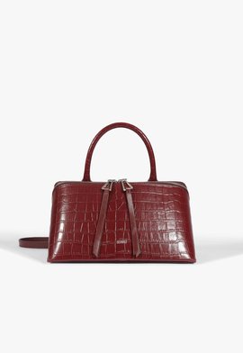 Bolsa Bowling Trix Média Couro Vermelha