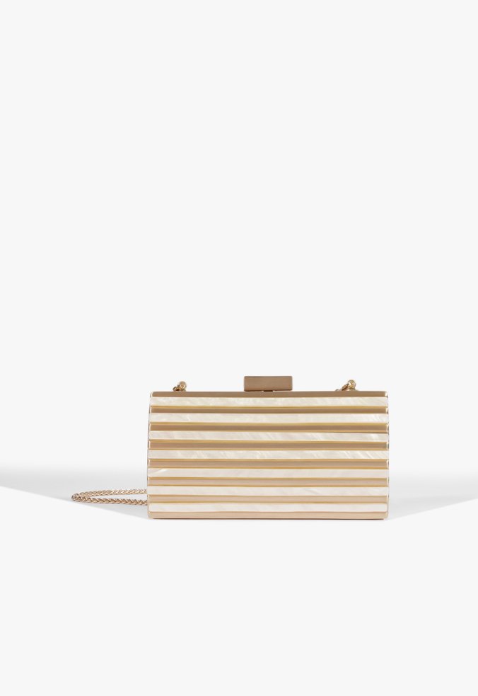 Bolsa Clutch Patty Pequena Dourada