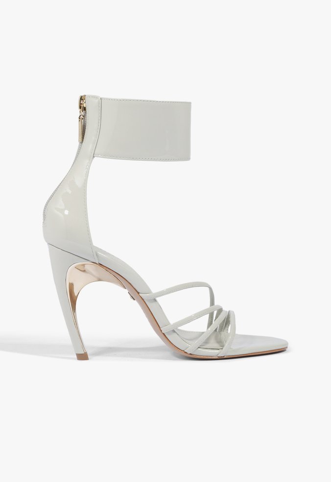Sandália Curve Heels Cinza