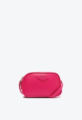Bolsa Tiracolo Pequena Couro Pink