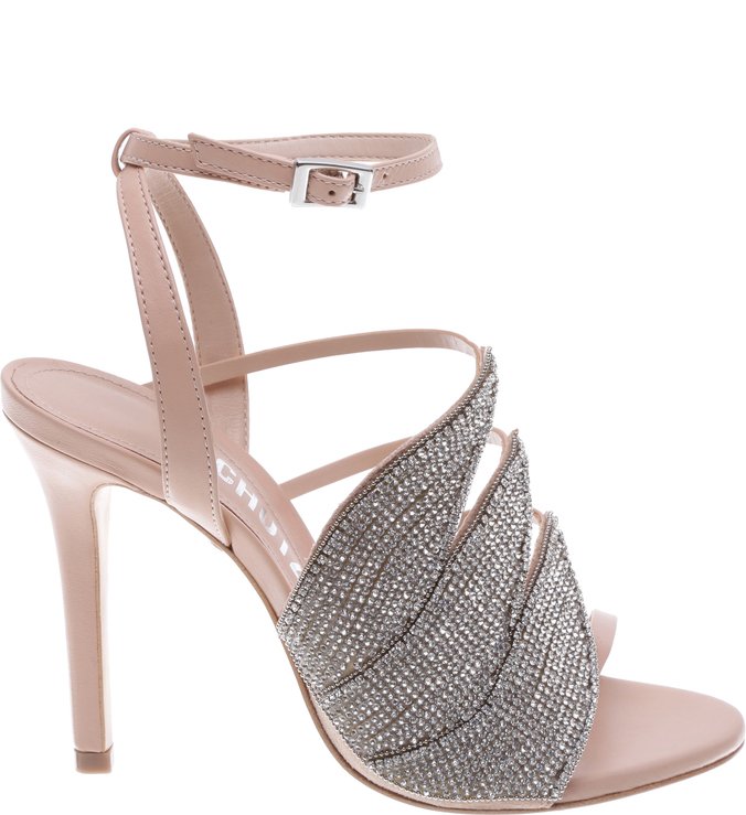 Sandália Leaf Stiletto New Tanino