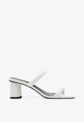 Tamanco Mule Ully Couro Branco