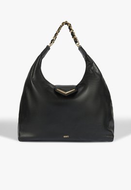 Bolsa Hobo Secrets Grande Couro Preta