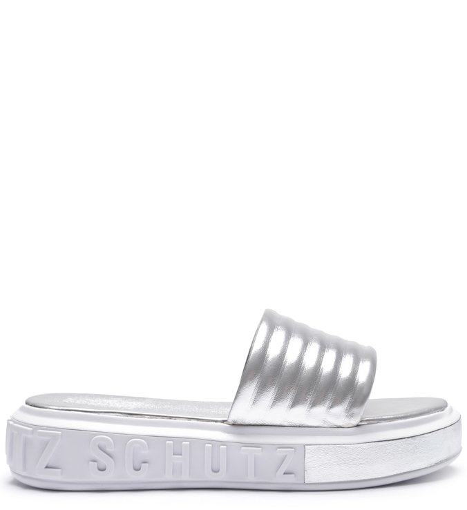 SLIDE BOLD LEATHER PRATA SLIDE BOLD LEATHER PRATA