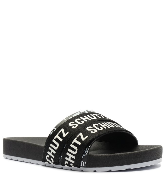 Chinelo Slide Jellys Schutz Preto Chinelo Slide Jellys Schutz Preto