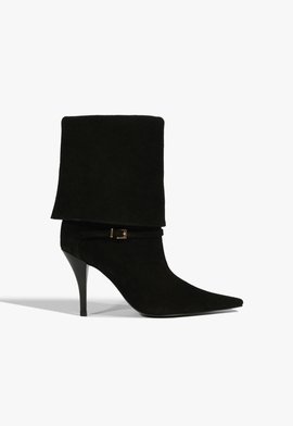 Bota Rudy Buckle Camurça Preta