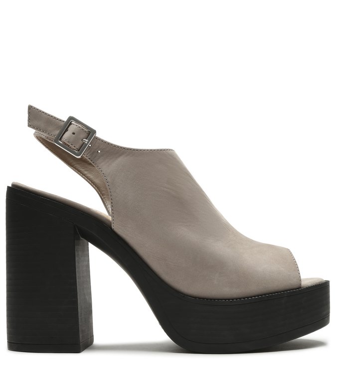 Sandália Clog Camurça Grey