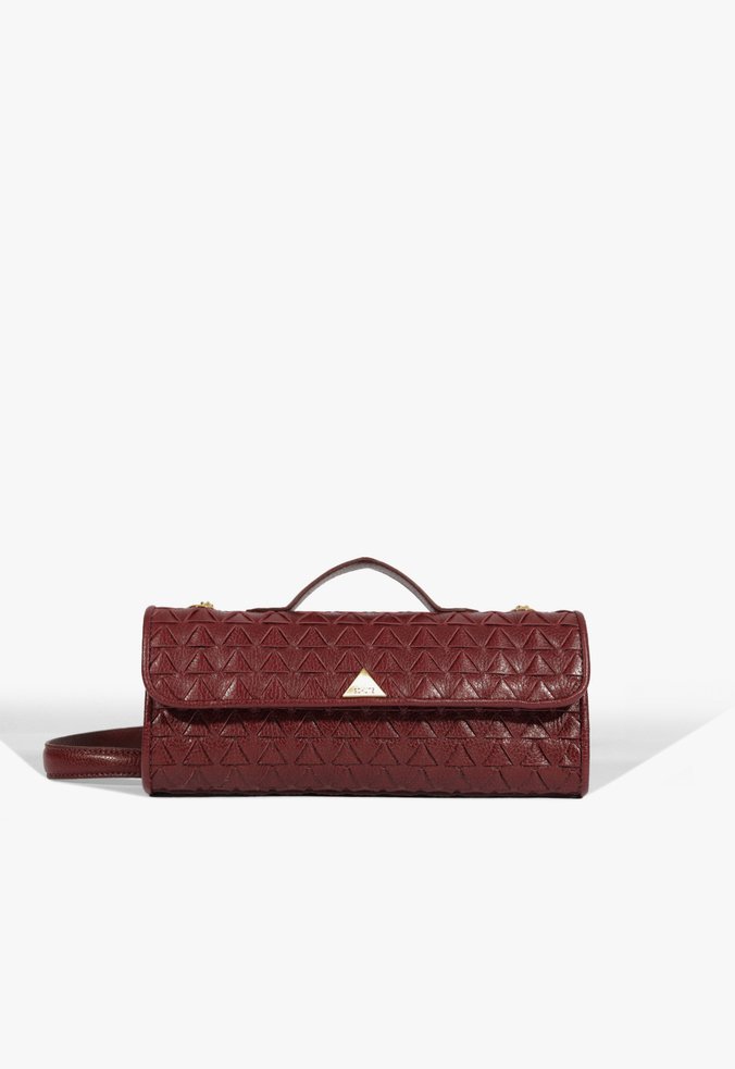 Bolsa Tiracolo Baguette Rebecca Couro Vermelha