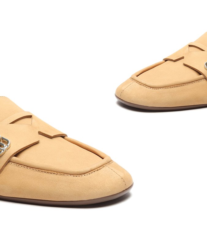 Sapato Mocassim Nobuck Creme Sapato Mocassim Nobuck Creme