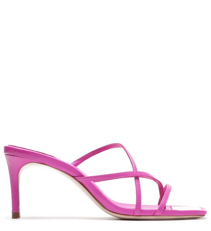 Sandália Mule Mirroring Rosa