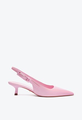 Sapato Scarpin Ciara Couro Rosa