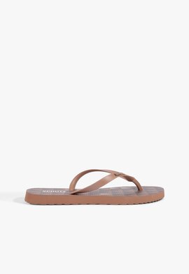Chinelo Bico Redondo Jelly Marrom