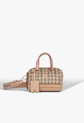 Bolsa Bowling Pequena Triangle Bege