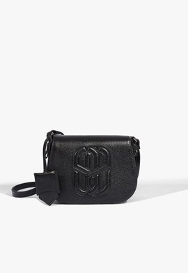 Bolsa Tiracolo Couro Preta