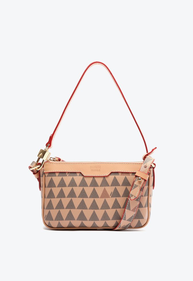 Bolsa Tiracolo Pequena Emmy Triangle Rosa