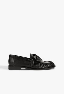 Mocassim Tyche Couro Preto