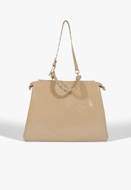 Bolsa Shopping Flare Couro Nude | Schutz