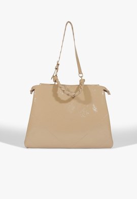 Bolsa Shopping Flare Couro Nude