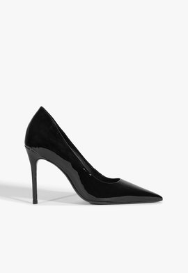 Scarpin Amie Chain Verniz Preto