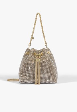 Bolsa Glossy Pequena Dourada