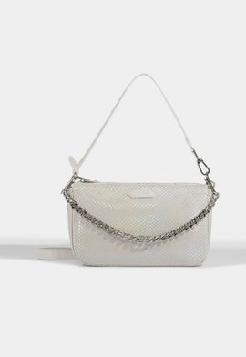 Bolsa Tiracolo Grande Emmy Couro Branca