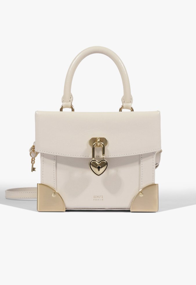 Bolsa Vanity Média Couro Branca