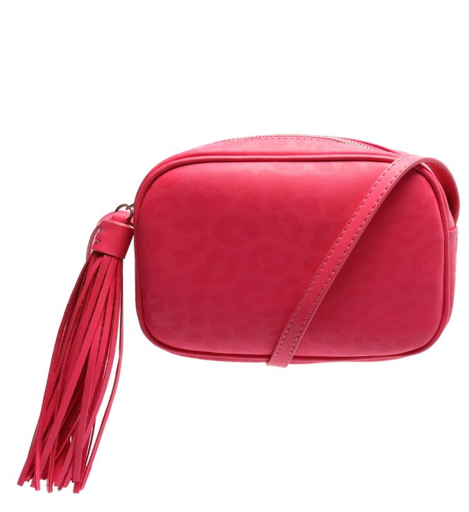 Bolsa Tiracolo Pequena Kate Onça Rosa