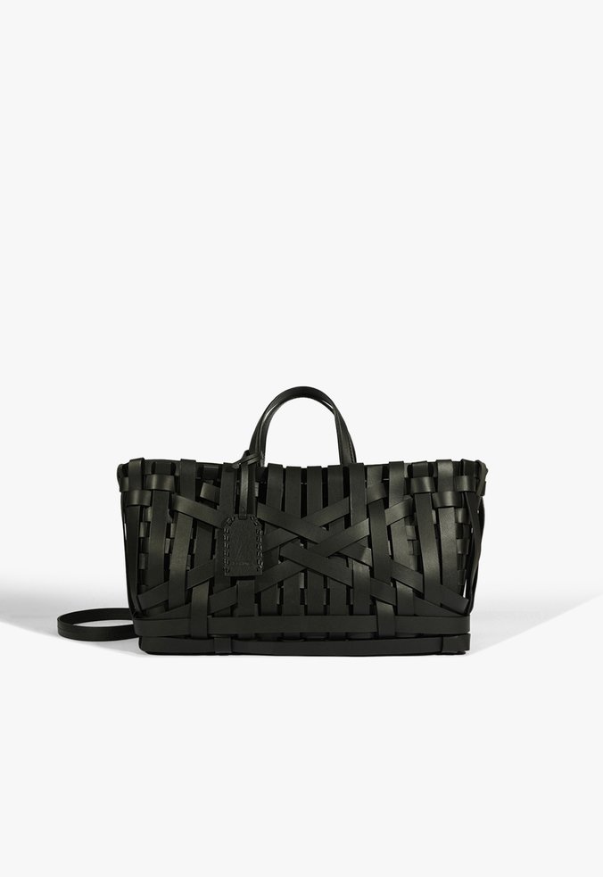 Bolsa Tote Média Raylay Couro Preto
