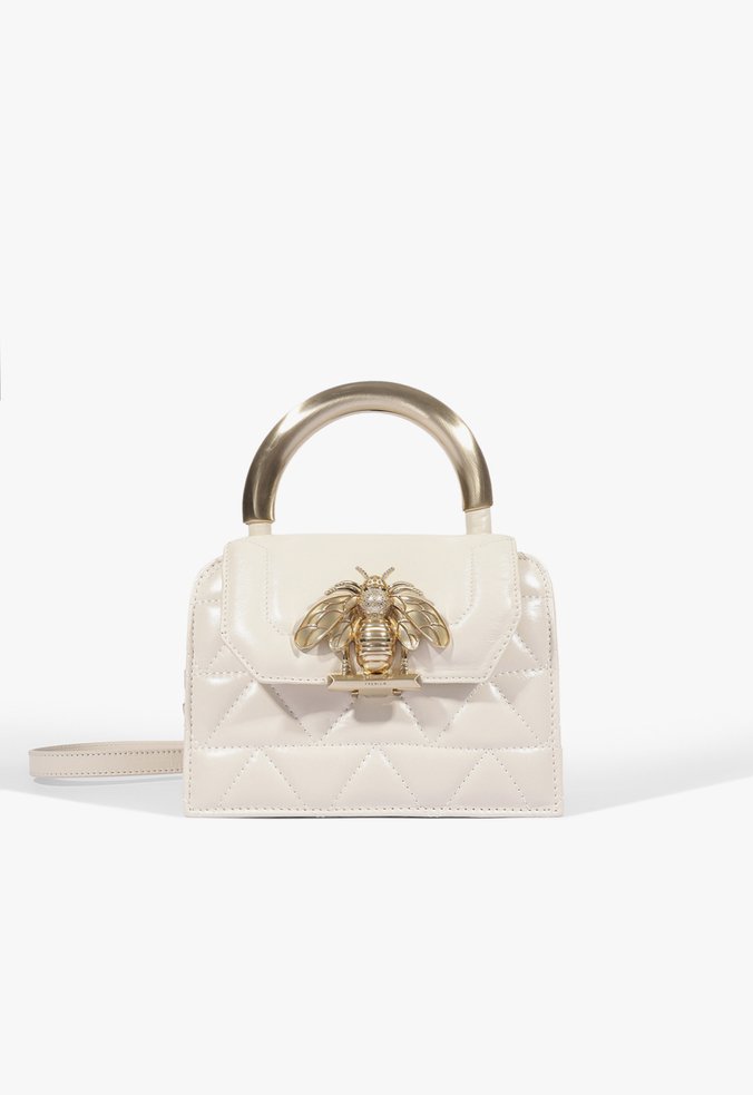 Bolsa Tiracolo Crossbody New Believe Pequena Couro Branca