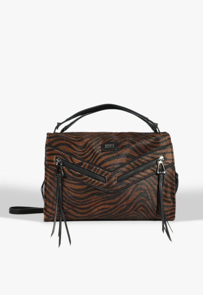 Bolsa Tote New Suri Couro Zebra