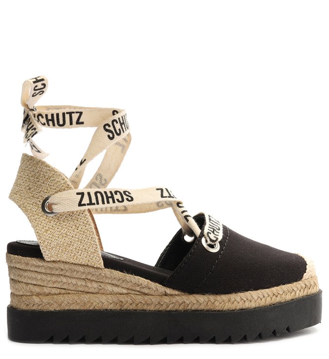 Espadrille Schutz Preta Tam 35