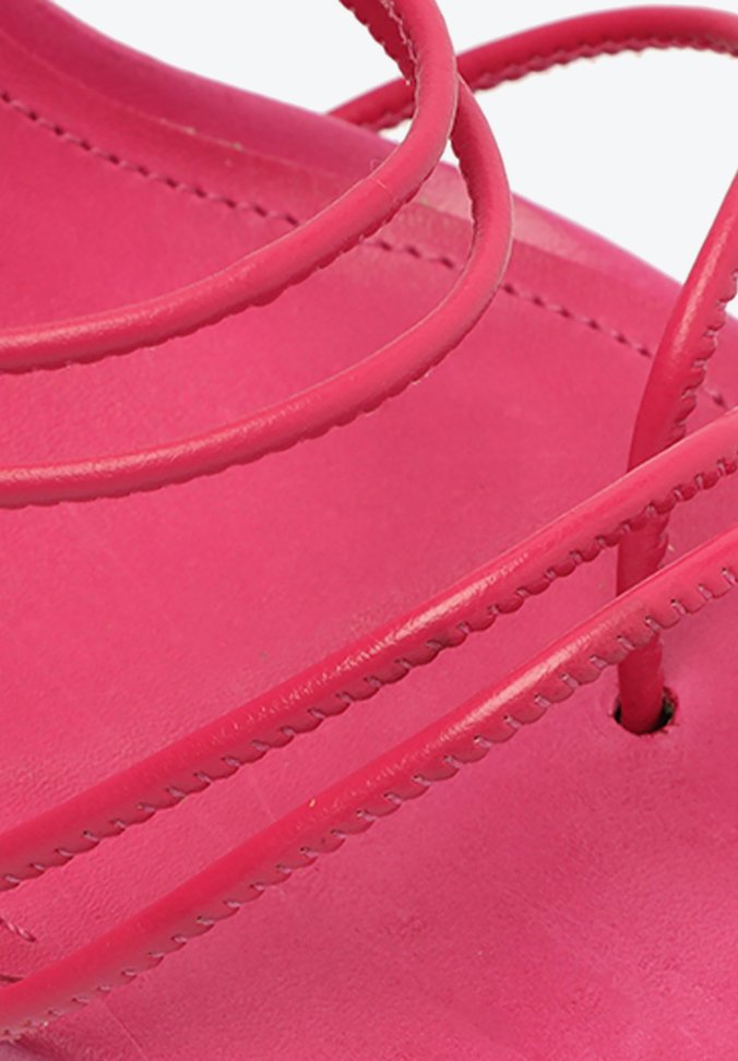 Sandália Keyla Amarração Couro Rosa Sandália Keyla Amarração Couro Rosa