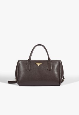 Bolsa Tote Celline Média Couro Preta