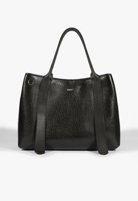 Bolsa Shopping Rachel Couro Preta