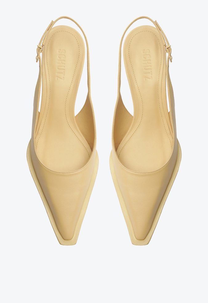 Sapato Daria Sling Couro Marrom | Schutz