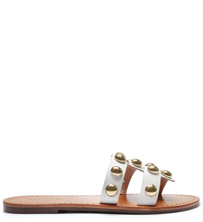 SLIDE MAXI STUDS WHITE
