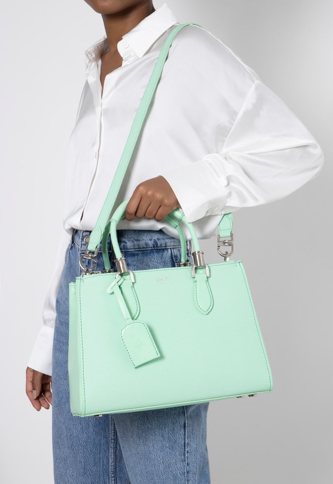 Bolsa Tote Lorena Couro Verde Menta
