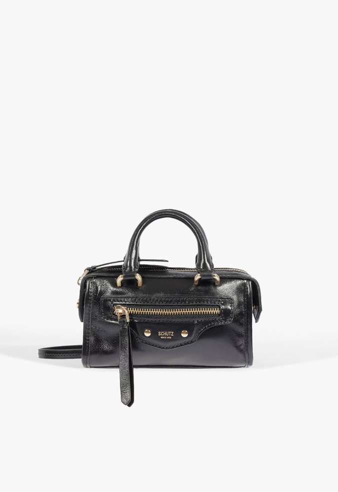 Bolsa Tote Mini Verona Couro Preta