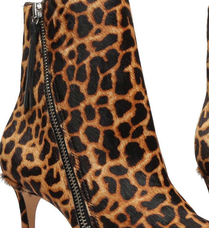 Bota Cano Curto Salto Baixo Pelo Natural Bota Cano Curto Salto Baixo Pelo Natural