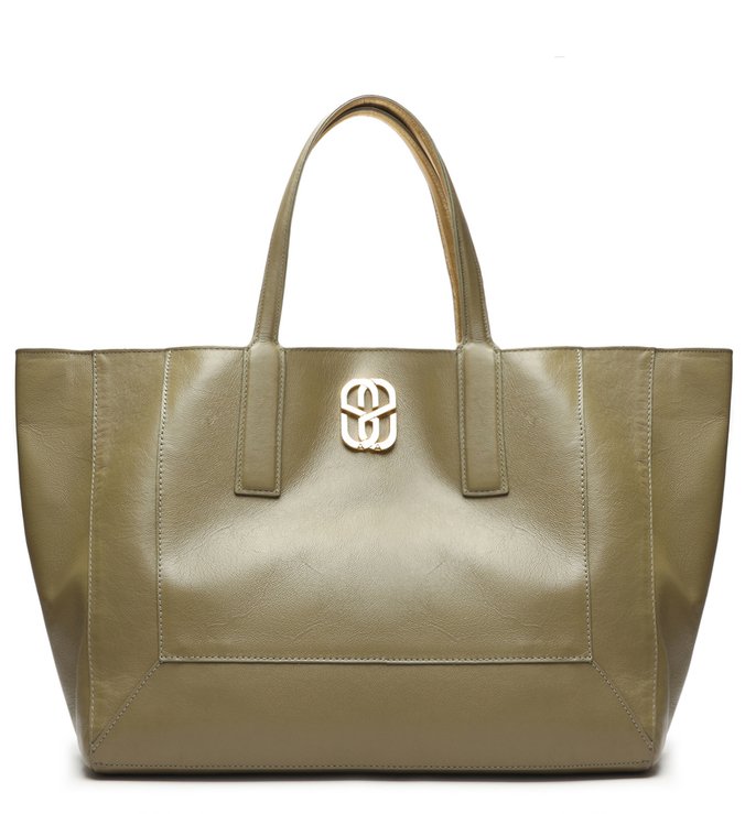 Bolsa Bag Double Face Verde/Dourada