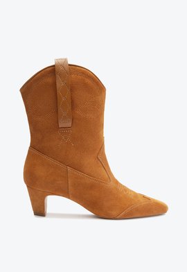 Bota Western Camurça Marrom
