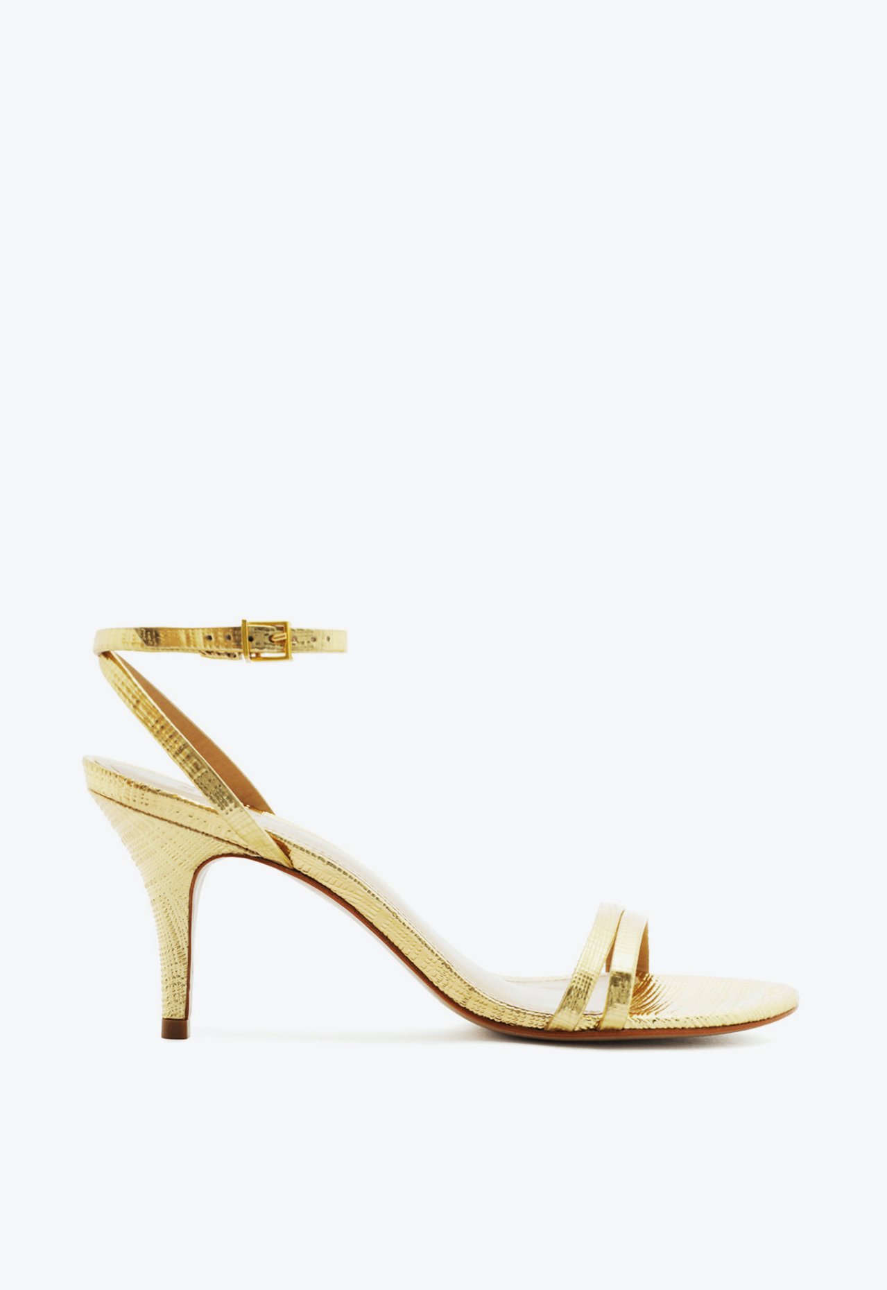 Sandália Altina Couro Dourada | Schutz