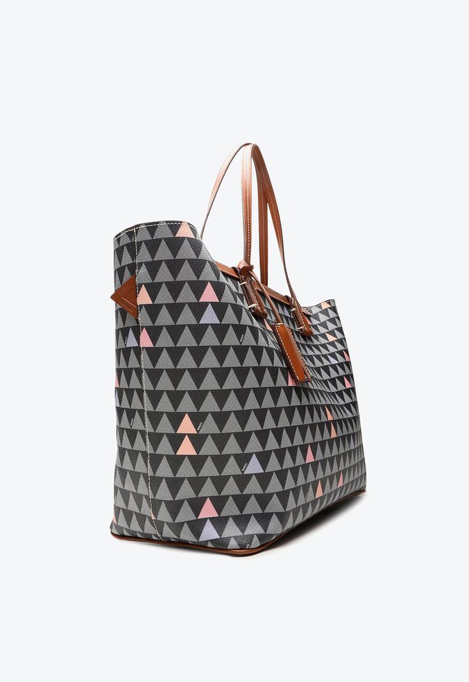 Bolsa Shopping Neo Nina Triangle Preta