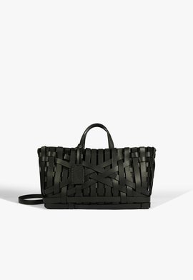 Bolsa Tote Média Raylay Couro Preto
