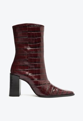 Bota Raffaela Croco Vinho